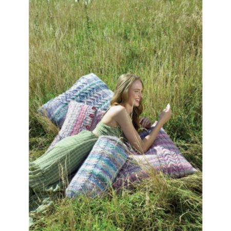 James C Brett | JB797 Cushions (4 Designs) Marble Chunky Pattern