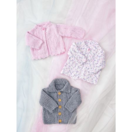 James C Brett | JB734 Childrens Jacket & Cardigans Flutterby Chunky Knit Pattern