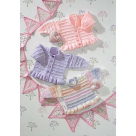 James C Brett | JB027 Baby Cardigans & Jumper Double Knit Pattern