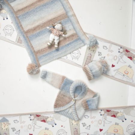 James C Brett | JB011 Baby Cardigan, Blanket & Hat Double Knit Pattern