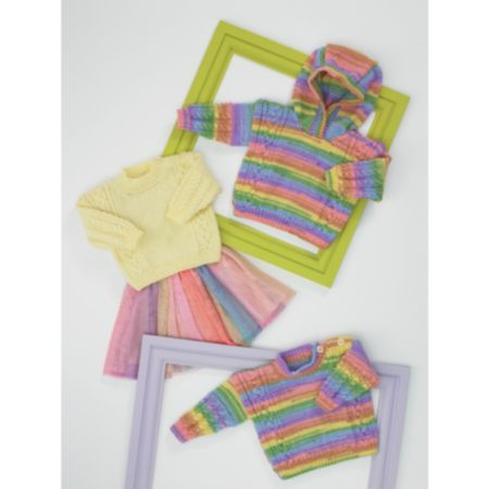 James C Brett | JB684 Baby Hoodie & Jumpers Double Knit Pattern