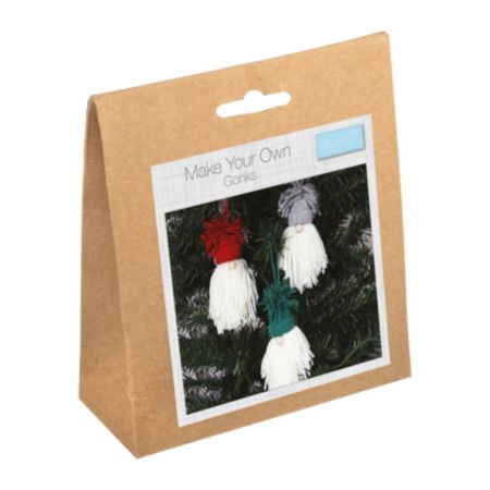 Pom Pom Decoration Kit - Make Your Own | Gonks (3 Pieces)