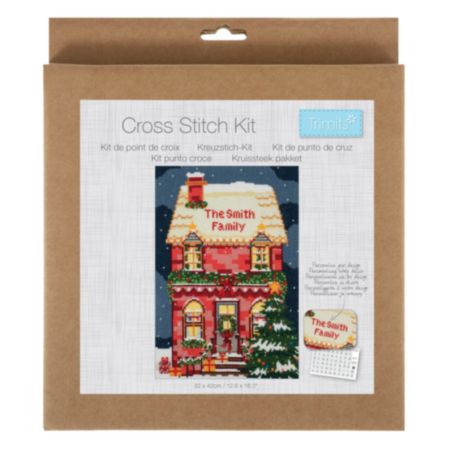 Counted Cross Stitch Kit - Festive House