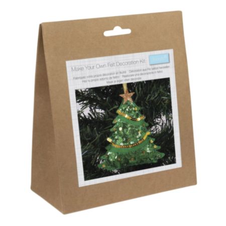Felt Decoration Kit - Make Your Own | Christmas Sequin Tree