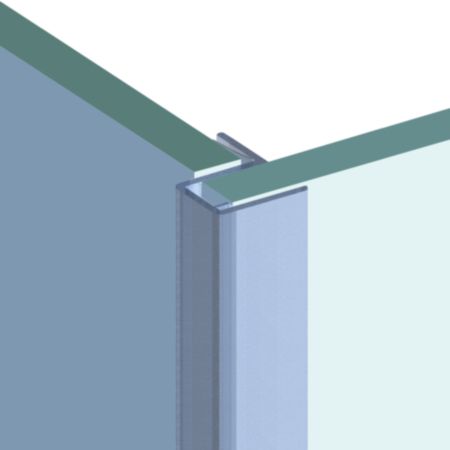 L-Shaped Shower Sealing Strip - 2m