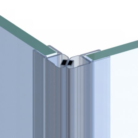 Shower Corner 45° Magnetic Sealing Strip (Left Hand) - 2m