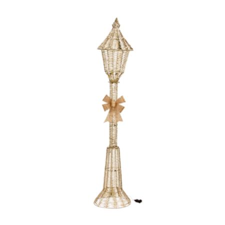 Gold Twist Lamp Post Light Decoration - 90cm