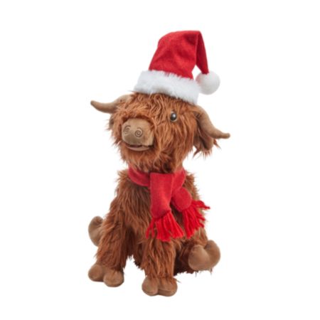 Hairy Hector Highland Cow Christmas Plush - Large (50cm)