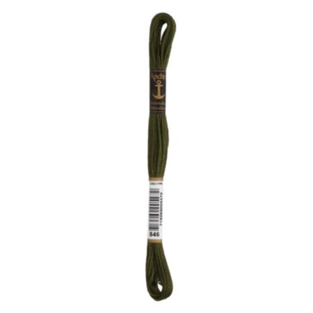 Anchor Stranded Cotton Skein (8m) | 2H4635\0846 - Green