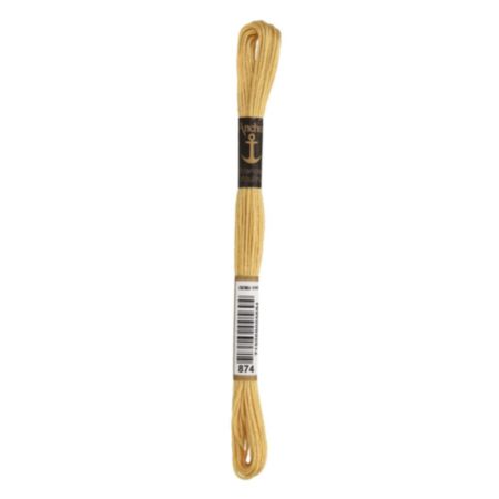 Anchor Stranded Cotton Skein (8m) | 2H4635\0874 - Yellow