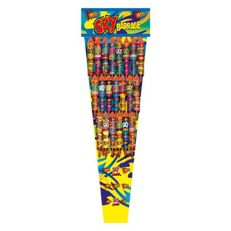 Astra Sky Barrage Fireworks - 21 Piece