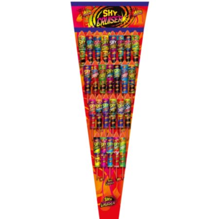 Astra Sky Cruiser Firework Rockets - 26 Piece