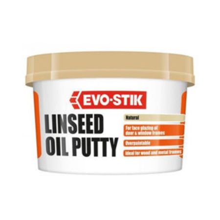 Evo-Stik Linseed Oil Putty 1kg - Natural