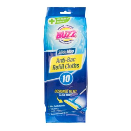 Buzz QuickMop Refill Cloths (10 Pack)