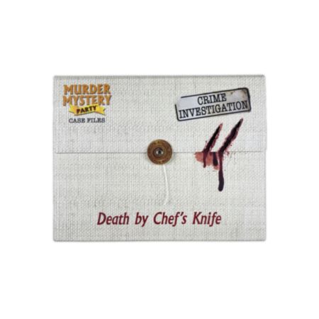 Murder Mystery Case File - Death by Chef's Knife