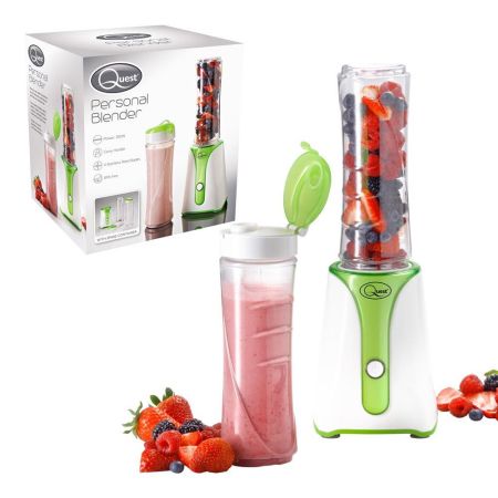 Quest 34009 Personal Blender BPA Free - Green & White