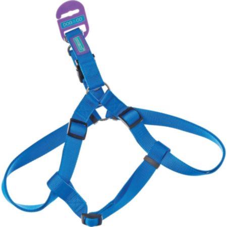 Dog & Co - Nylon Blue Harness - 1/2" x 24" (1.2 x 60cm)