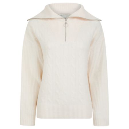 Amara Reya Motis Ladies Zip Neck Jumper - Assorted