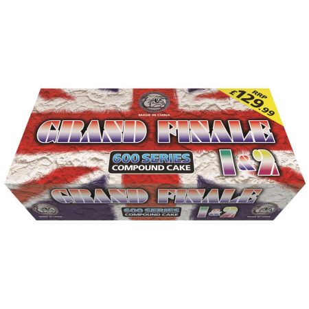 British Bulldog Grand Finale Firework Compound Cake - 210 Shot