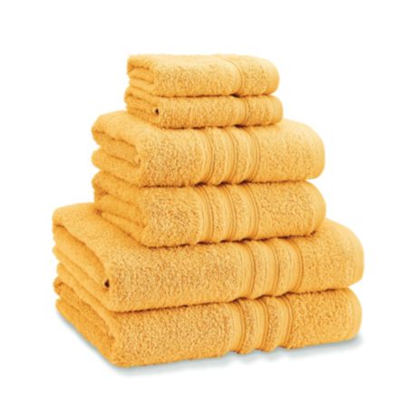 Catherine Lansfield | Zero Twist Ochre Hand Towel