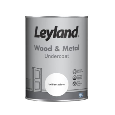 Leyland® Wood & Metal Undercoat (1.25L) - Brilliant White