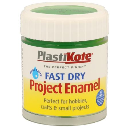 Plastikote Fast Dry Enamel Garden Green Paint 59ml