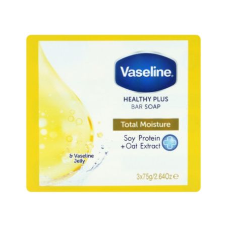 Vaseline® Total Moisture Soap (3 x 75g)