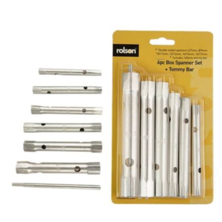 Rolson 6 Piece Boxed Spanner Set