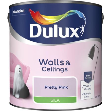Dulux Silk Pretty Pink Paint 2.5L