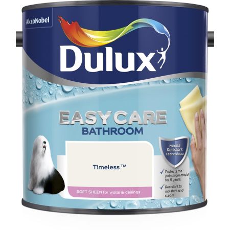 Dulux Easy Care Bathroom Soft Sheen Paint Timeless 2.5L