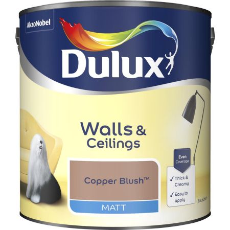 Dulux Matt Copper Blush Paint 2.5L