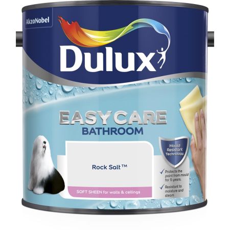 Dulux Easy Care Bathroom Soft Sheen Paint Rock Salt 2.5L