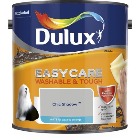 Dulux Easycare Washable & Tough Matt Paint Chic Shadow 2.5L