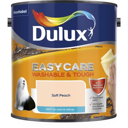 Dulux Easycare Washable & Tough Matt Paint Soft Peach 2.5L