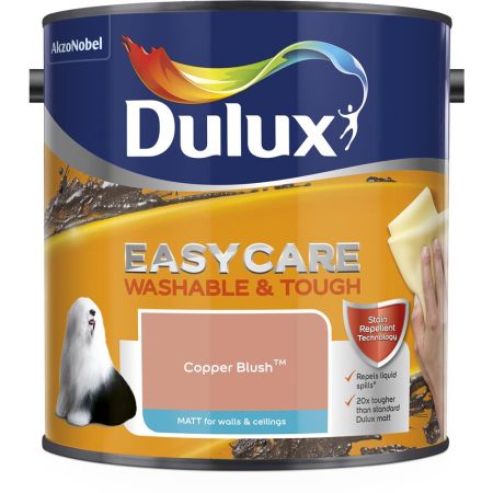 Dulux Easycare Washable & Tough Matt Paint Copper Blush 2.5L