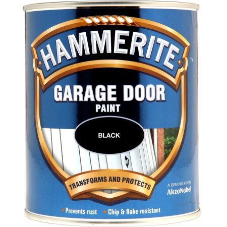 Hammerite Garage Door Paint Black 750ml