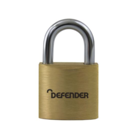 Defender Brass Padlock 30mm
