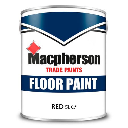 Macpherson Floor Paint Red 5L