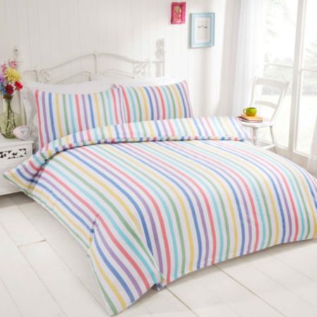 Rapport Candy Stripe Flannelette Duvet Cover
