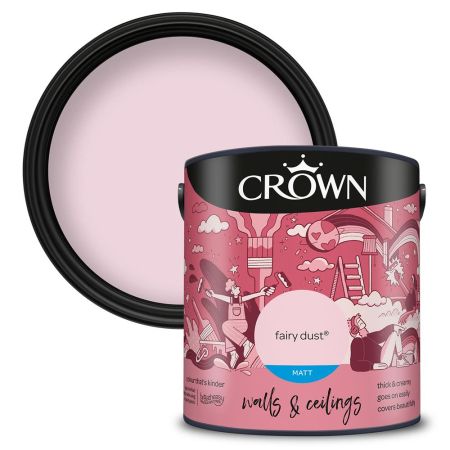 Crown Matt Emulsion Paint Fairy Dust 2.5L