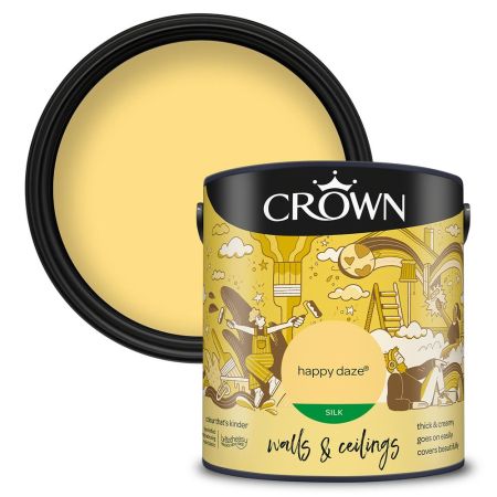 Crown Silk Emulsion Paint Happy Daze 2.5L