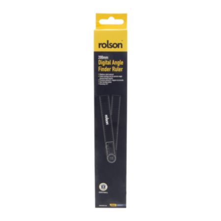 Rolson 200mm Digital Angle Finder Ruler