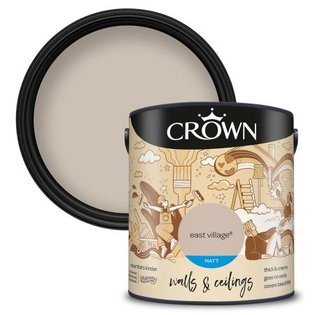 Crown Matt Emulsion Paint East Village 2.5L