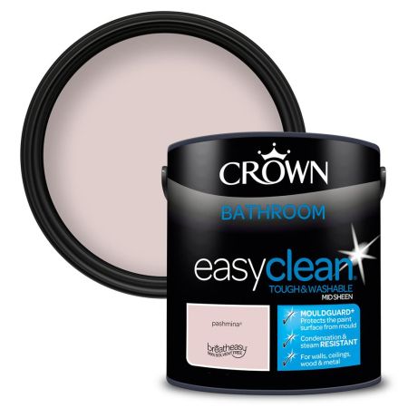 Crown Easyclean Bathroom Paint Pashmina 2.5L