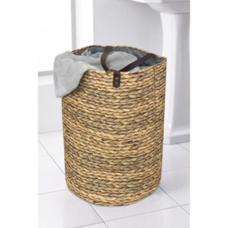 Folding Laundry Bag - Natural (Dia40cm x H60cm)