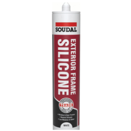Soudal Exterior Frame Silicone White 270ml