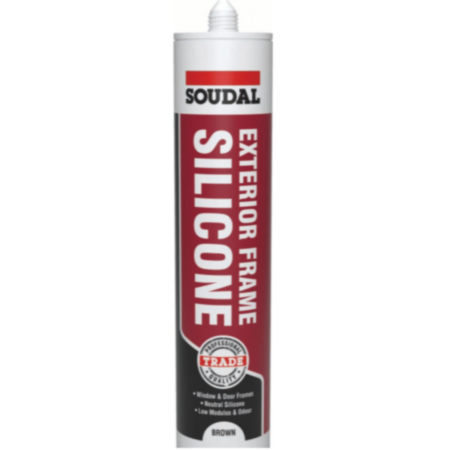 Soudal Exterior Frame Silicone Brown 270ml