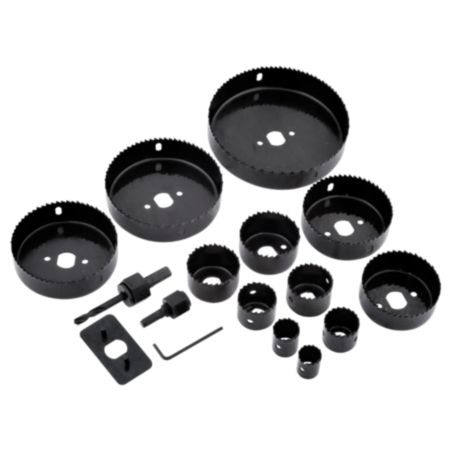 Rolson® Holesaw Set 19-127mm (16 Pieces)