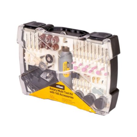 Rolson 160 Piece Mini Rotary Tool Kit