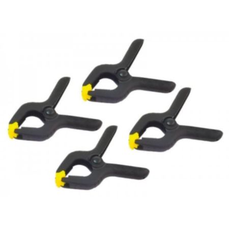 Rolson 4 Piece 90mm Spring Clamp Set